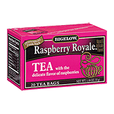 Bigelow Blend Tea Bags Raspberry Royale Left Picture